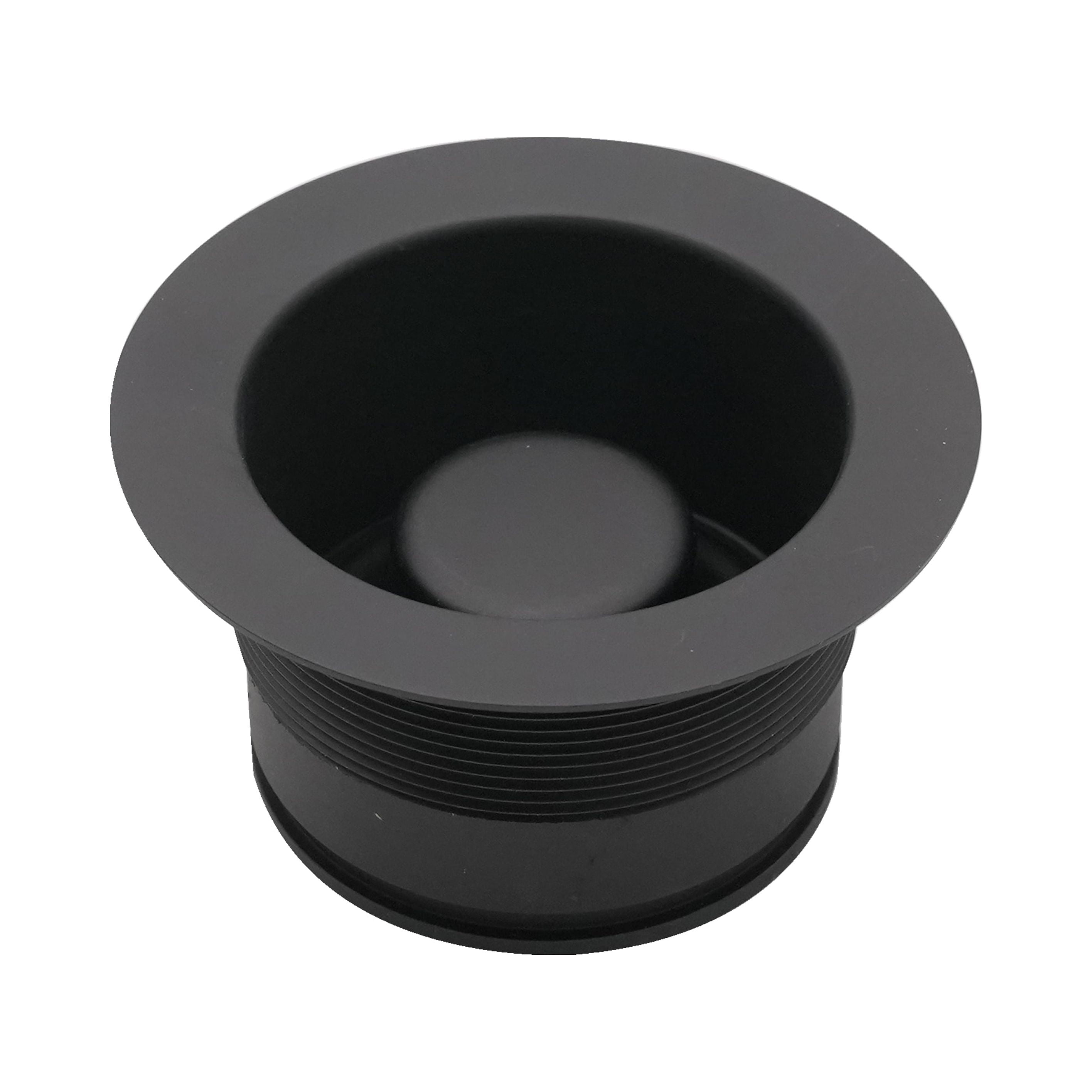 Westbrass COMBO PACK 3-1/2" Post Style Sink Strainer and Waste Disposal Trim, Matte Black