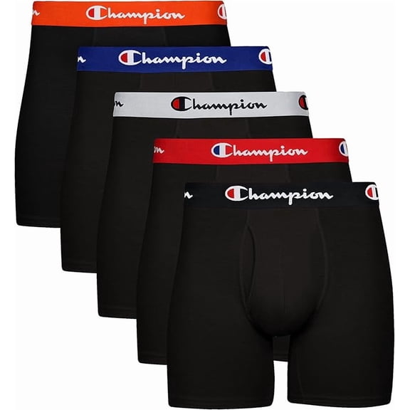 Champion Men's Everyday Cotton Stretch Brief- 5 Pack