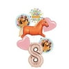 Mayflower Products Spirit Riding Free Party Supplies 8th Birthday Tan Horse Balloon Bouquet Decorations