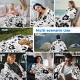thumbnail image 5 of Vintage Flowers Cooling Blanket,Lightweight Breathable Summer Throw Blanket with Double Sided Cold Effect,Black White Farmhouse Floral Plants Picnic Blankets Bed Sheet for Hot Sleepers 40"x60", 5 of 8