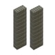 thumbnail image 1 of 20 piezas de miniladrillos de arcilla cocida para construcción de maquetas Gris, 1 of 9