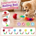 thumbnail image 2 of Interactive Cat Toys Yellow Automatic Rolling Ball for Indoor Cats Single Pack, 2 of 9