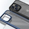 thumbnail image 3 of Compatible with iPhone 15 Pro Max Case Clear Carbon Fiber Shockproof Slim Thin Drop Protection Soft Bumper Support Wireless Charging Shockproof Cover Compatible with Women Man Blue, 3 of 11