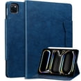 thumbnail image 6 of ELEHOLD for iPad Pro 11 2022/2021/2020/2018/air4 10.9/air5 ,Premium PU Leather Card Slot Folio Stand Cover, Auto Wake/Sleep,Multiple Viewing Angles Magnetic Smart Shockproof Protective Cover,Darkblue, 6 of 6