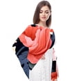 thumbnail image 4 of Fragmented Flowers Elegant Chiffon Silk Scarf - Lightweight & Translucent 180x73cm Women's Wrap, 4 of 6