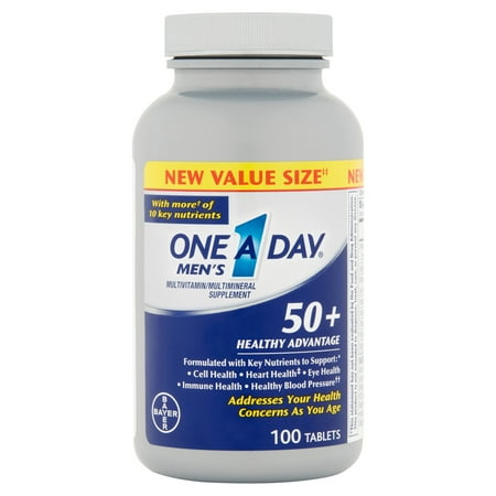 One-A-Day 50+ Avantage santé des hommes multivitamines 100 ch