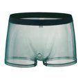 thumbnail image 3 of jobturf Mens Underwear Summer See Through Mesh Breathable Boxer Briefs Comfy Lightweight Underpants Low Rise Stretchy Trunks M-XXXL, 3 of 4