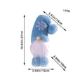 thumbnail image 3 of Navidad Enano Adorno Fotografía Prop Enano Juguete Año Nuevo Regalos (Azul), 3 of 3
