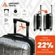 thumbnail image 5 of Maleta de mano carry-on cabina policarbonato Pro-x Luna 20 pulgadas capacidad 10 kg Armored Travel rígida con cierre expandible candado de seguridad tsa-lock, 5 of 10