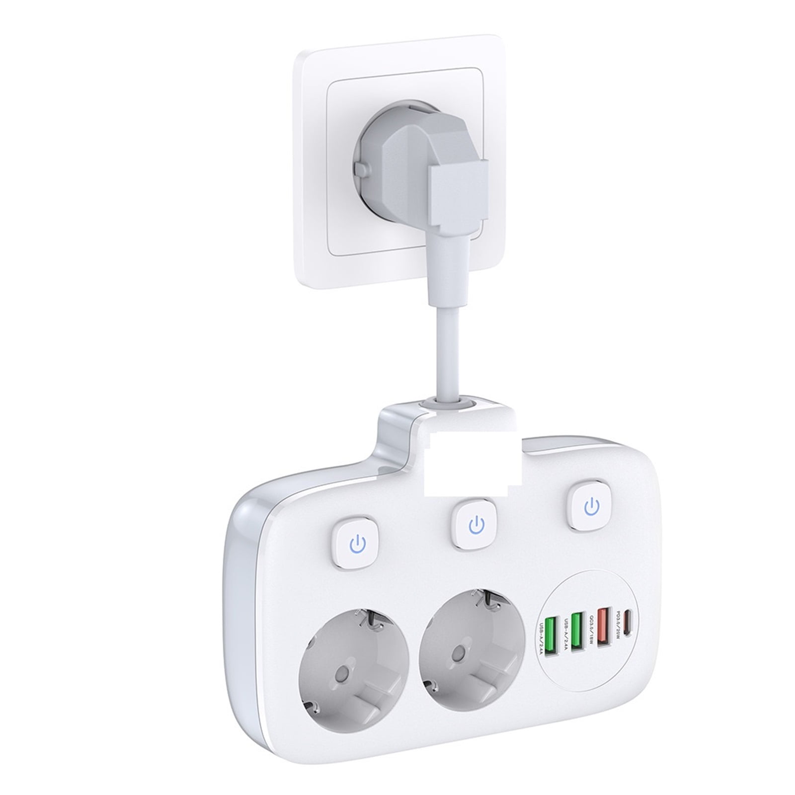 Power Strip Multiple 4 USB Output Electrical Socket With Extension Wire Surge Protector Home Adapter