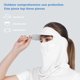 thumbnail image 2 of Bufanda facial unisex Mascarilla facial de seda de hielo transpirable Ajustable delgada para golf al aire libre Hugtrwg Para estrenar, 2 of 7