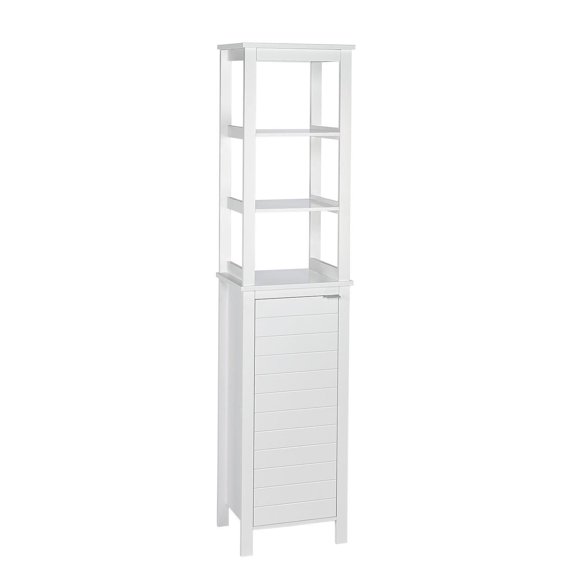 Madison Collection Maison RiverRidge® Armoire à linge haute 15,75 po. (largeur) x 67 po. (hauteur) x 11,8 po. (profondeur), blanc