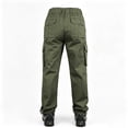 thumbnail image 4 of Men 6 Storage Utility Cargo Pants Stretch Ripstop Tapered Hiking Work Pants S-XXL（1 piece） without belt, 4 of 10