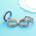 thumbnail image 4 of Anxiety Rings Fidget Rings for Women Stress Relief Spinner Rings for Teen Girls Stress Rings 4Pcs 6MM Titanium Steel Rings Size 5-12_Gift Of G, 4 of 5
