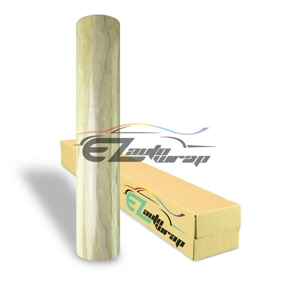 EZAUTOWRAP Gloss Faux Marble Granite Glossy Vinyl Wrap Wallpaper Sticker Decal Film Sheet Roll Counter Top Furniture Home Decoration D17