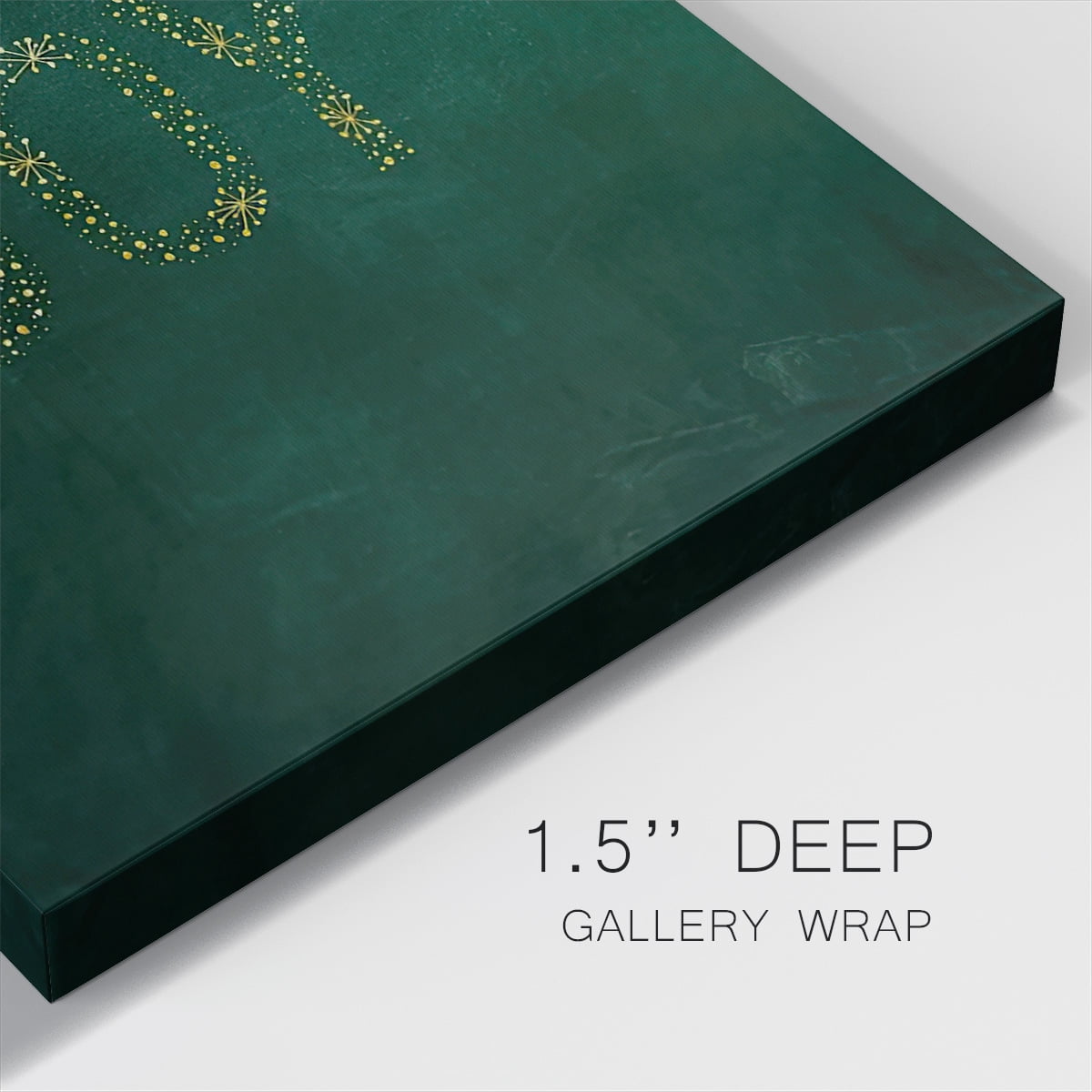 Joy Starburst - Green- Gallery Wrapped Canvas