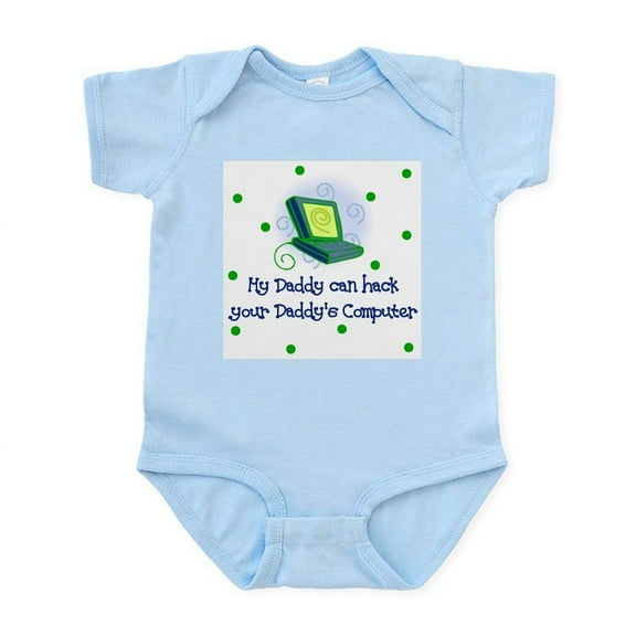 CafePress - Hacknerd Body Suit - Baby Light Bodysuit, Size Newborn - 24 Months