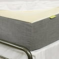 thumbnail image 4 of eLuxurySupply 1.5 Inch Memory Foam Mattress Topper - Temperature Regulating Mattress Pad - 2 lb Density for High Support - CertiPUR-US Certified - Twin Size, 4 of 6