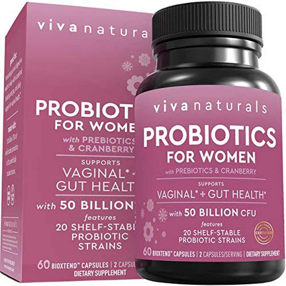 Probiotics for Women with 50 Billion CFU + 20 Strains, Complete Shelf