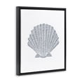 thumbnail image 3 of Stupell Industries Coastal Minimal Sea Shell Black Floating Frame Canvas Art, 17 x 21, by Jetty Home LLC, 3 of 8