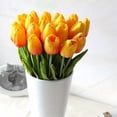 thumbnail image 3 of 10 Stunning Touch Pu Artificial Tulip Bouquet With Stem, 3 of 4