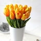 thumbnail image 3 of 10 Stunning Touch Pu Artificial Tulip Bouquet With Stem, 3 of 4