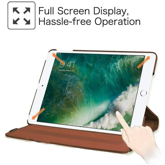 GTElectro Case for iPad Air 3 (10.5 inch, 3rd Generation) / iPad Pro 10.5 inch, Leather Shockproof 360 Degree Rotating