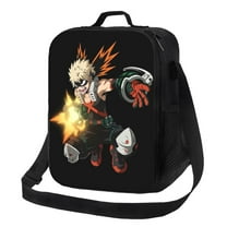 My Hero Academia Bakugo Katsuki Lunch Bag Lunch Box Lightweight Durable Lunch Tote Bag Portable Reusable Lunch Box Tote For Work Sport Picnic Camping