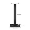 thumbnail image 2 of Z1 Headphone Stand Desktop Display Holder Phone Detachable Portable Gaming Headset Support Bracket Rack, Black, 2 of 8