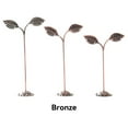 thumbnail image 2 of relayinert 3 Pieces Earring Display Stand Portable Solid Color Stylish Leaf Shape Eardrop Pendant Base Holder Accessories Bronze, 2 of 6