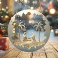 thumbnail image 5 of Tyidzon Nativity Ornaments Christmas Decorations Indoor Nativity Scene Ornaments, Christmas Tree Ornaments, The Birth of Jesus Decorations, Religious Xmas Decor for Home, 5 of 9