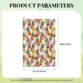 thumbnail image 4 of Kdxio Hawaiian Pineapples And Hibiscus Flowers Pattern Golf Towel (24" X 16") with Carabiner Clip - The Convenient Golf Cleaning Towel, 4 of 8