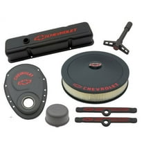 Proform 141-758 PFM141-758 DRS UP KIT BLK SBC BOWTIE Fits select: 1967-1986 CHEVROLET CAMARO, 1969-1986 CHEVROLET C10