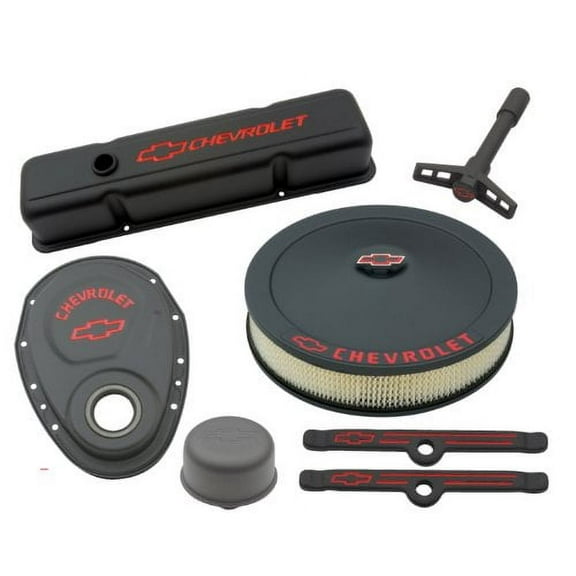Proform 141-758 PFM141-758 DRS UP KIT BLK SBC BOWTIE Fits select: 1967-1986 CHEVROLET CAMARO, 1969-1986 CHEVROLET C10