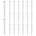 thumbnail image 1 of Uxcell 20-Pack Pasadores de Cotter, M1.5x16 Sujetadores de Resorte de Acero Inoxidable Pasador de Enganche para Bloqueo/Abrazaderas de Remolque, Clips R [Plateado], 1 of 7