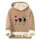 thumbnail image 2 of Sudadera con capucha para hombre, informal, a la moda, con estampado, de manga larga, con bolsillo, de poliéster, 2 of 4