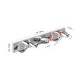 thumbnail image 2 of TICOZE 35.4" Modern Chrome LED Vanity Light - 5-Light Bathroom Mirror Fixture, 18W Dimmable Lighting, Touch Control & Water-Resistant Design, 2 of 8