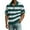 Dark Green, variant on Mens Polo Shirts Casual Quarter-Zip Striped Henley Shirts Regular Fit Short Sleeve T Shirt Stylish Work Collared Pullover Tops OIOLOYJM Light Brown L