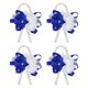 thumbnail image 1 of Muñecas Ramilletes Artificiales Flores Pulseras Paquete de 4 Rosa Novia Novio Decorativo Boda Ceremonia Graduación Fiesta Aniversario Oscuro Azul Unique Bargains, 1 of 5