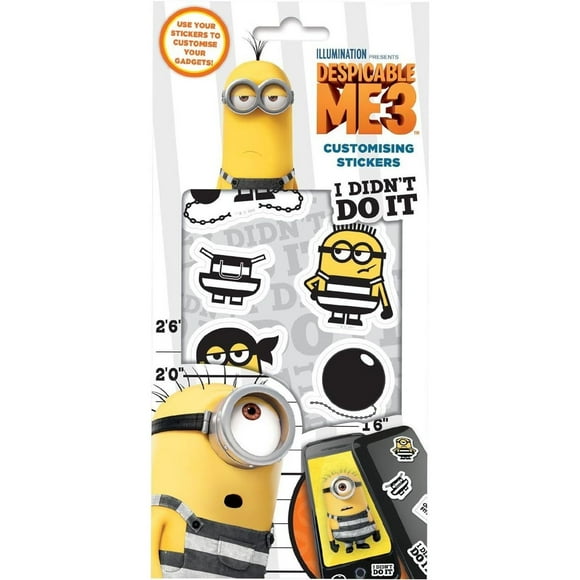 Despicable Me 3 Stickers Set