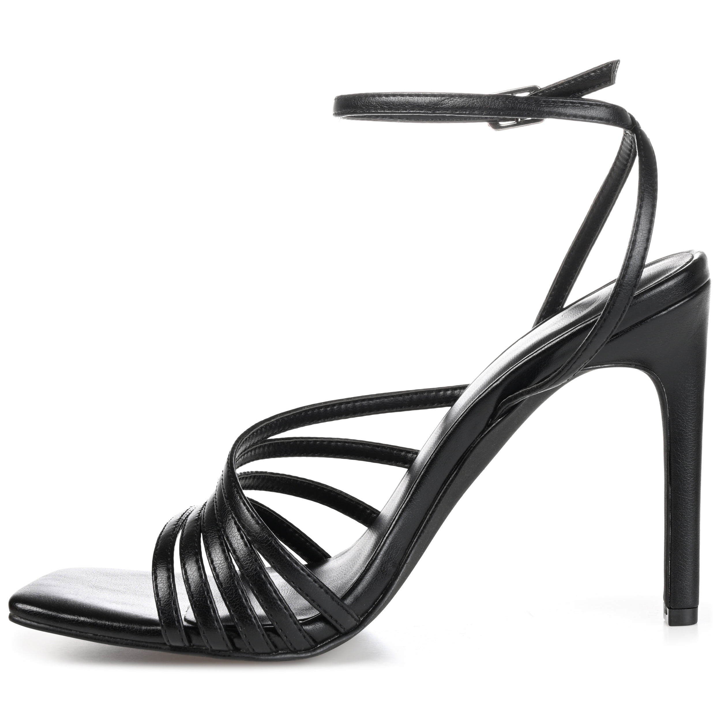 Journee Womens Louella Open Toe High Stiletto Dress Sandals