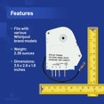 thumbnail image 4 of EvertechPRO Minuteur de Réfrigérateur-Def Remplacement pour Whirlpool W10822278 14210016 2188372 2188376 4318057, 4 of 5