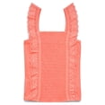 thumbnail image 4 of Justice Girls Smocked Ruffle Garment Dye Tank Top, Sizes XS-XLP, 4 of 4