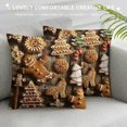 thumbnail image 3 of Qinduosi Gingerbread Cookies Print Country Style Exquisite Couch Pillow Covers Decor Throw Pillow Covers Couch Sofa, 3 of 5