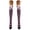 AB14 Purple, variant on Tisuna Halloween Thigh High Socks For Women Skeleton Print Over‑The‑Knee Stockings Theme Party Accessories