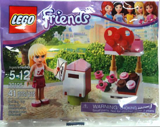Lego FRIENDS #30105 Stephanie Valentines Heart Mailbox & Chocolates