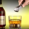 thumbnail image 2 of Stainless Steel Reusable Ice Cubes Whiskey Rocks - 1.0" Cooling Cube Set of 6, 2 of 7