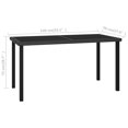 thumbnail image 2 of vidaXL 5 Piece Garden Dining Set Poly Rattan Black, 2 of 8