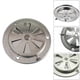 thumbnail image 3 of 1x Adjustable Air Vent Grille Round Ducting Ventilation Grilles Cover BBQ Grill Smoker Exhaust Vent Stove Stainless Steel, 3 of 5