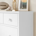 thumbnail image 5 of Storkcraft Moss 6 Drawer Nursery Double Dresser, White, 5 of 16